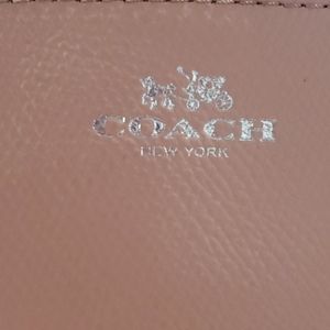 Authentic Coach Corner Zip Wristlet